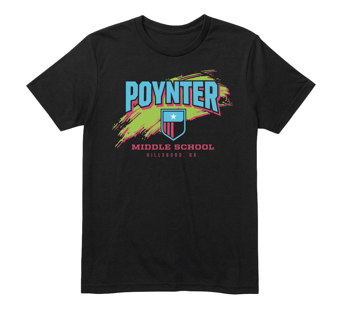 Splatter Tee - Black