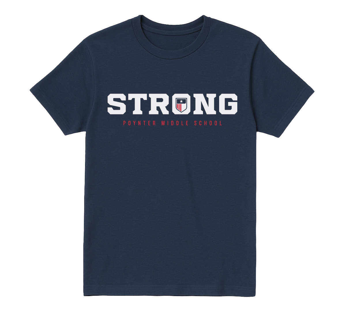 Poynter Strong Tee - Navy