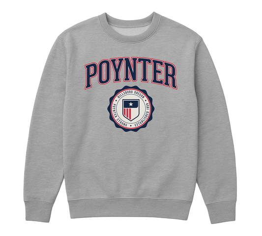 Poynter Seal Crew Neck - Heather Grey