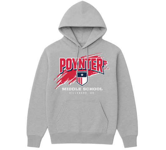 Splatter Hoodie - Heather Grey