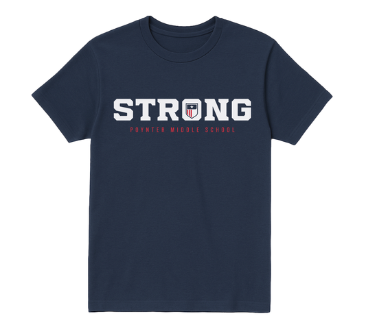 Poynter Strong Tee - Navy